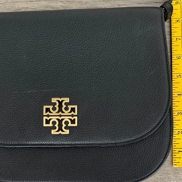 Tory Burch Black and Gold Crossbody Bag - Picture 4 of 8